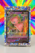 Mew V 113/264 - Sword & Shield: Fusion Strike - Ultra Rare Holo w/ Custom Holo Magnetic Slab Display Case
